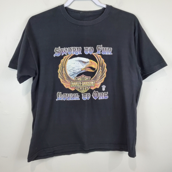 VTG 1982 Harley Davidson Motorcycles West Germany TShirt SOVIET Era Eagle M RARE - Picture 3 of 10